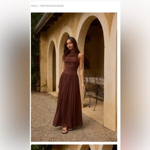 Brown Maxi Dress